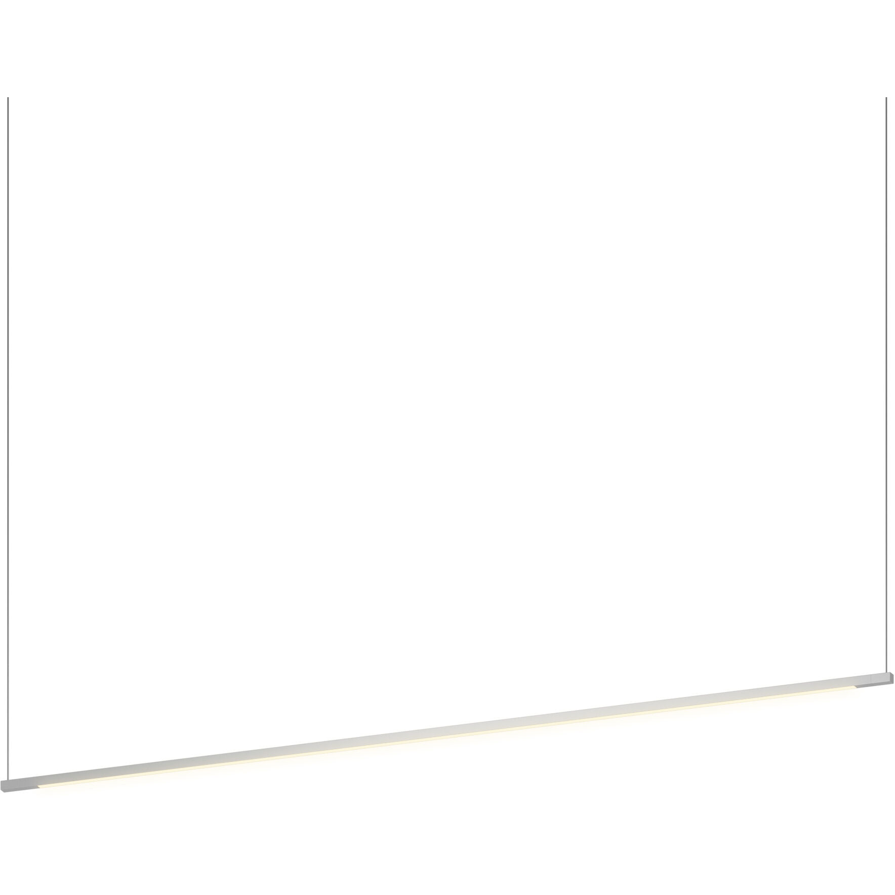 Z-Bar LED 0.5 inch Silver Pendant Ceiling Light